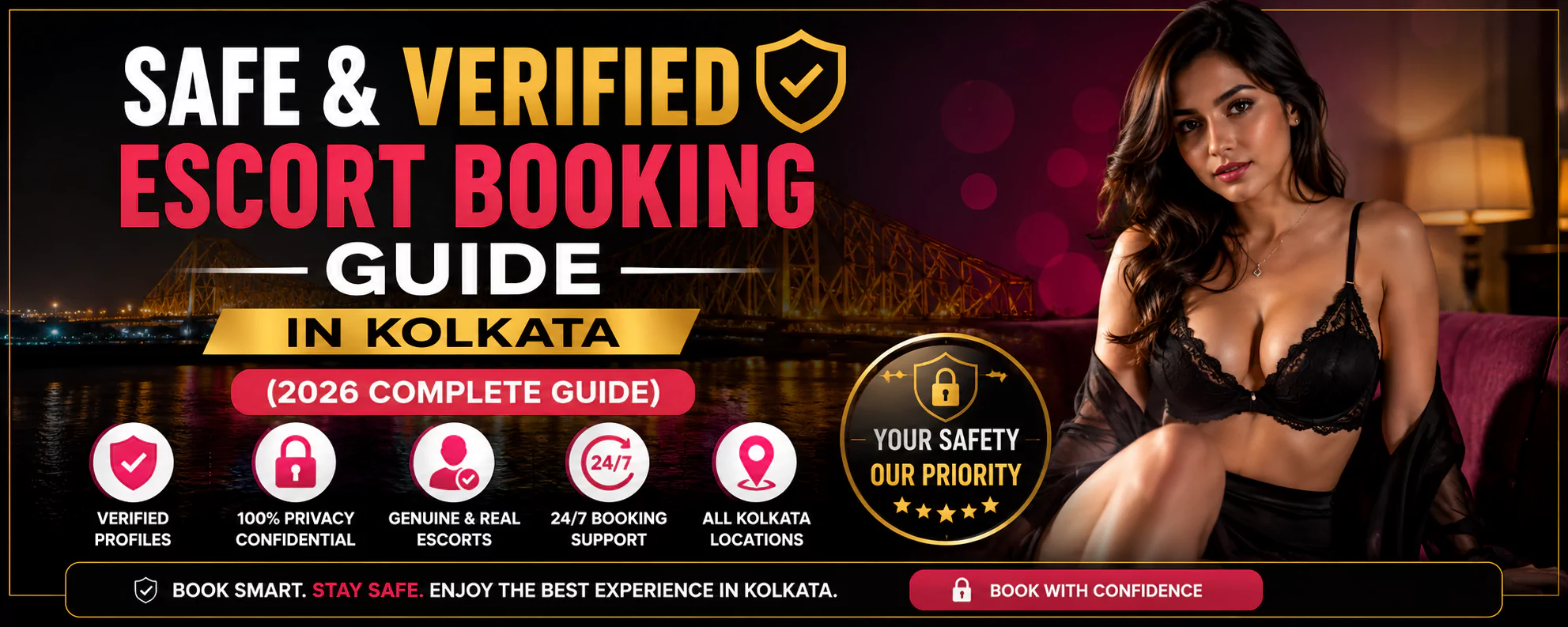 Safe & Verified Escort Booking Kolkata